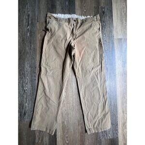 Columbia Utility Pants Mens 40x32 Tan Good Canvas Straight Leg Gorpcore Workwear